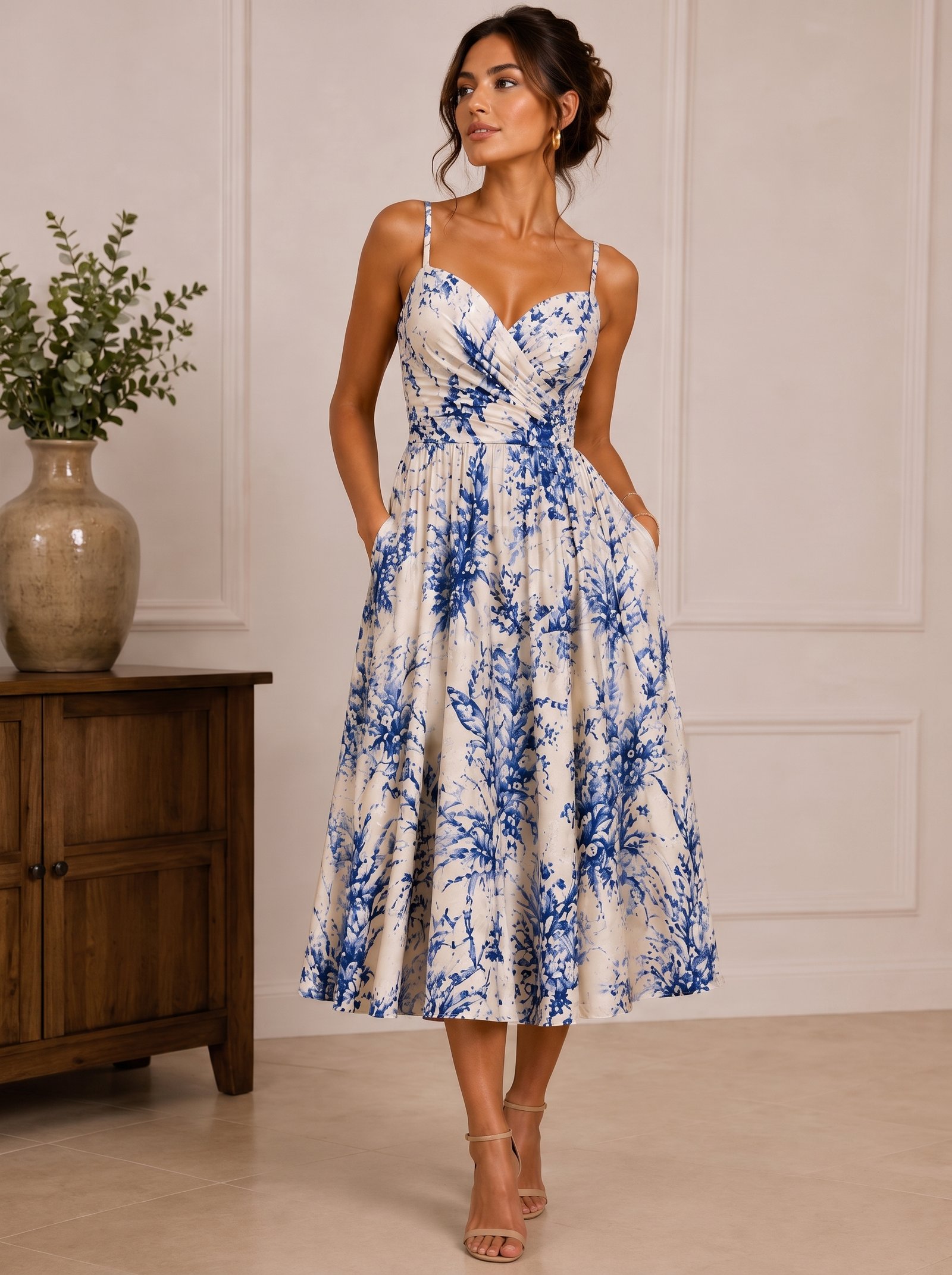 The Bleu Fleur Dress