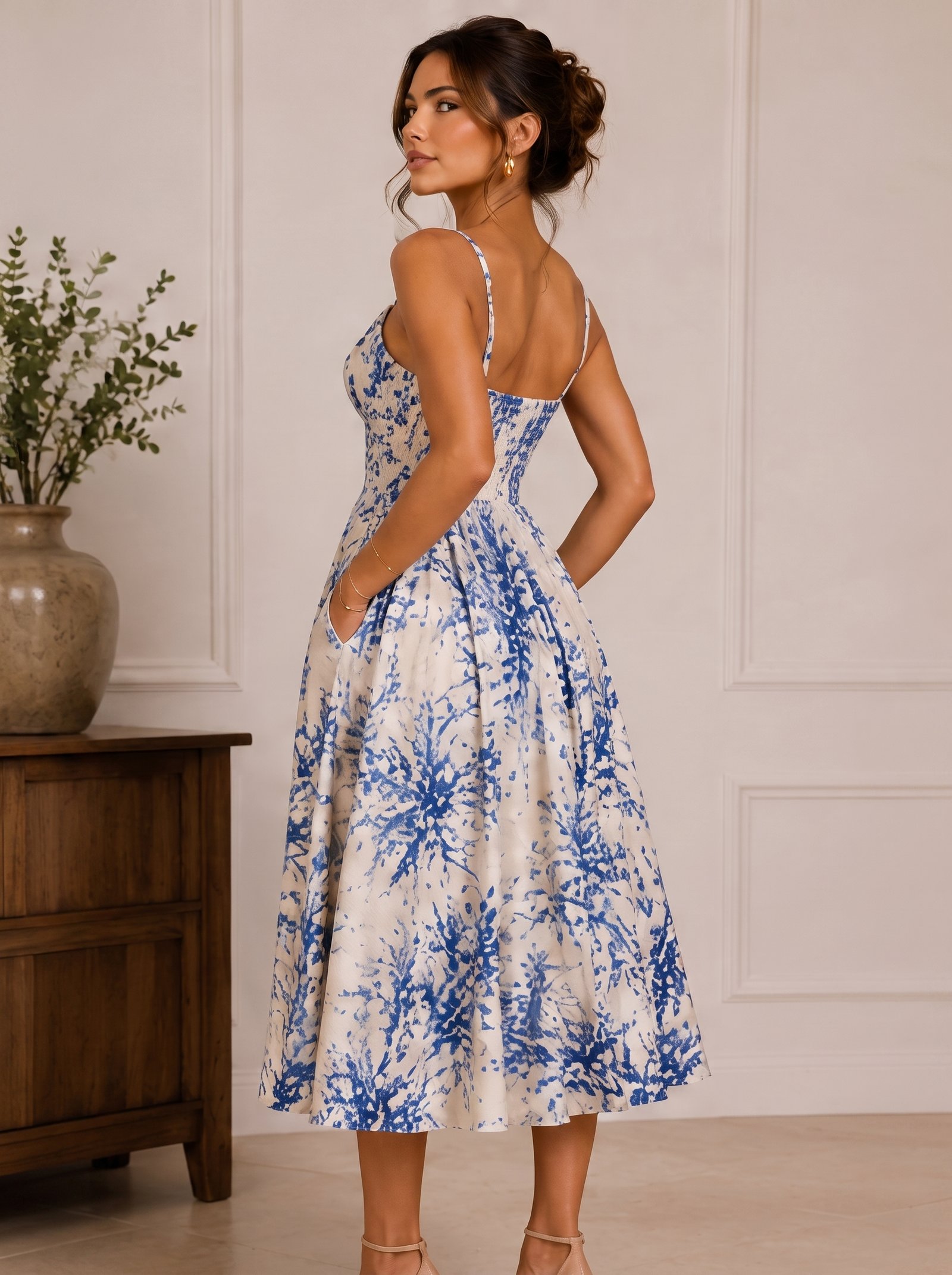 The Bleu Fleur Dress
