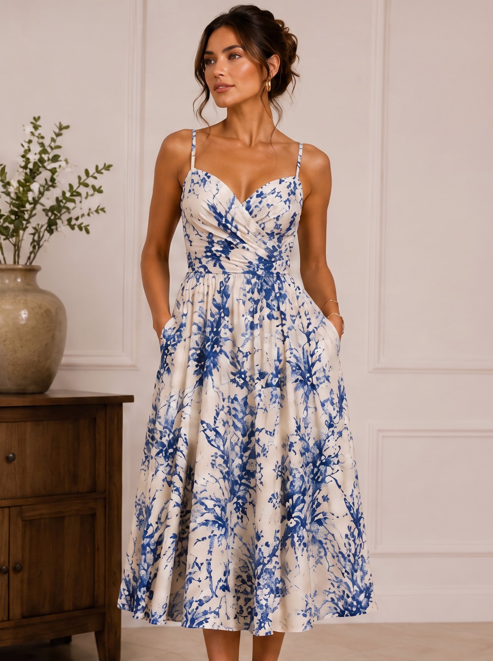 The Bleu Fleur Dress