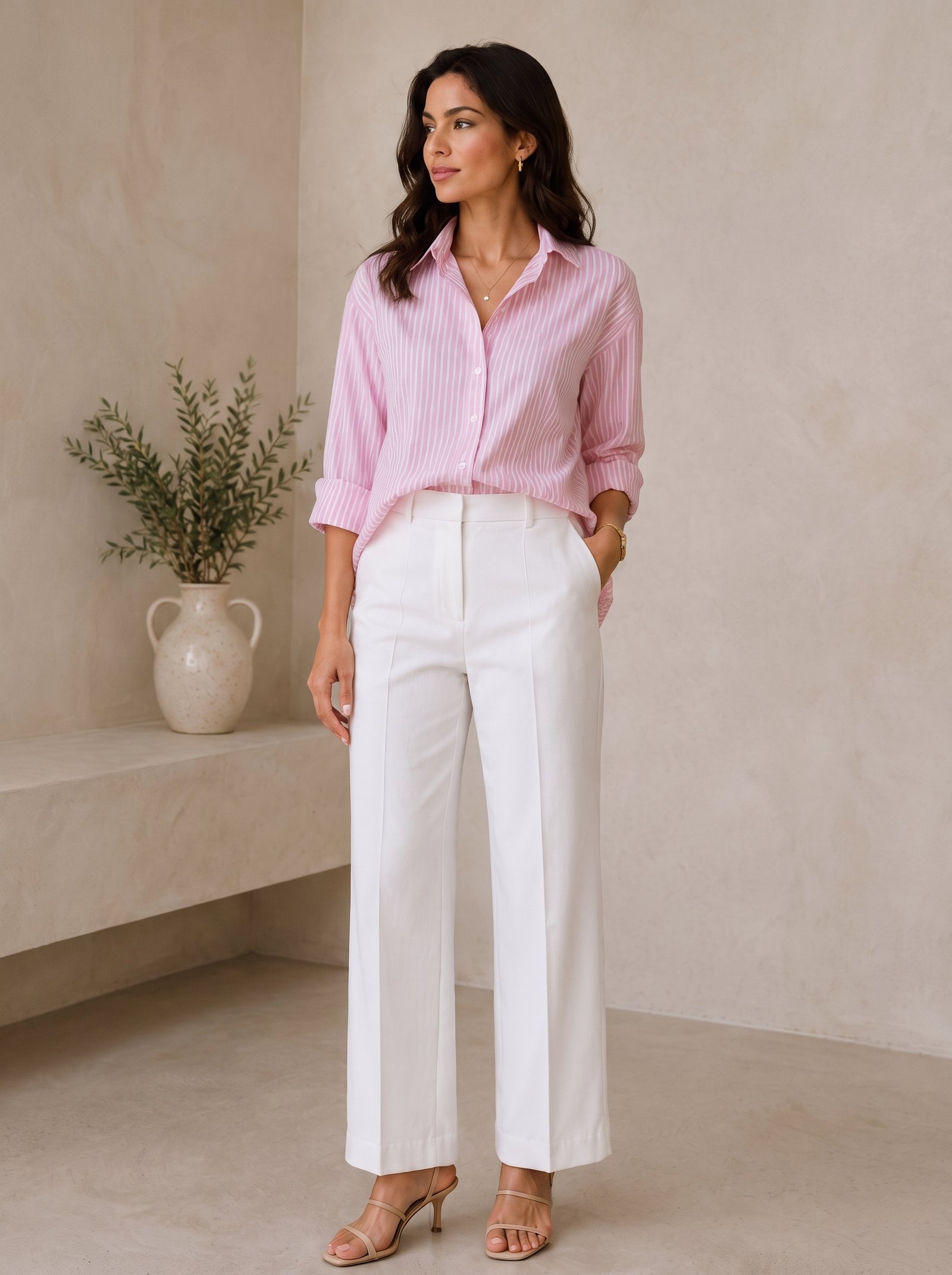 The Blush Stripe Shirt