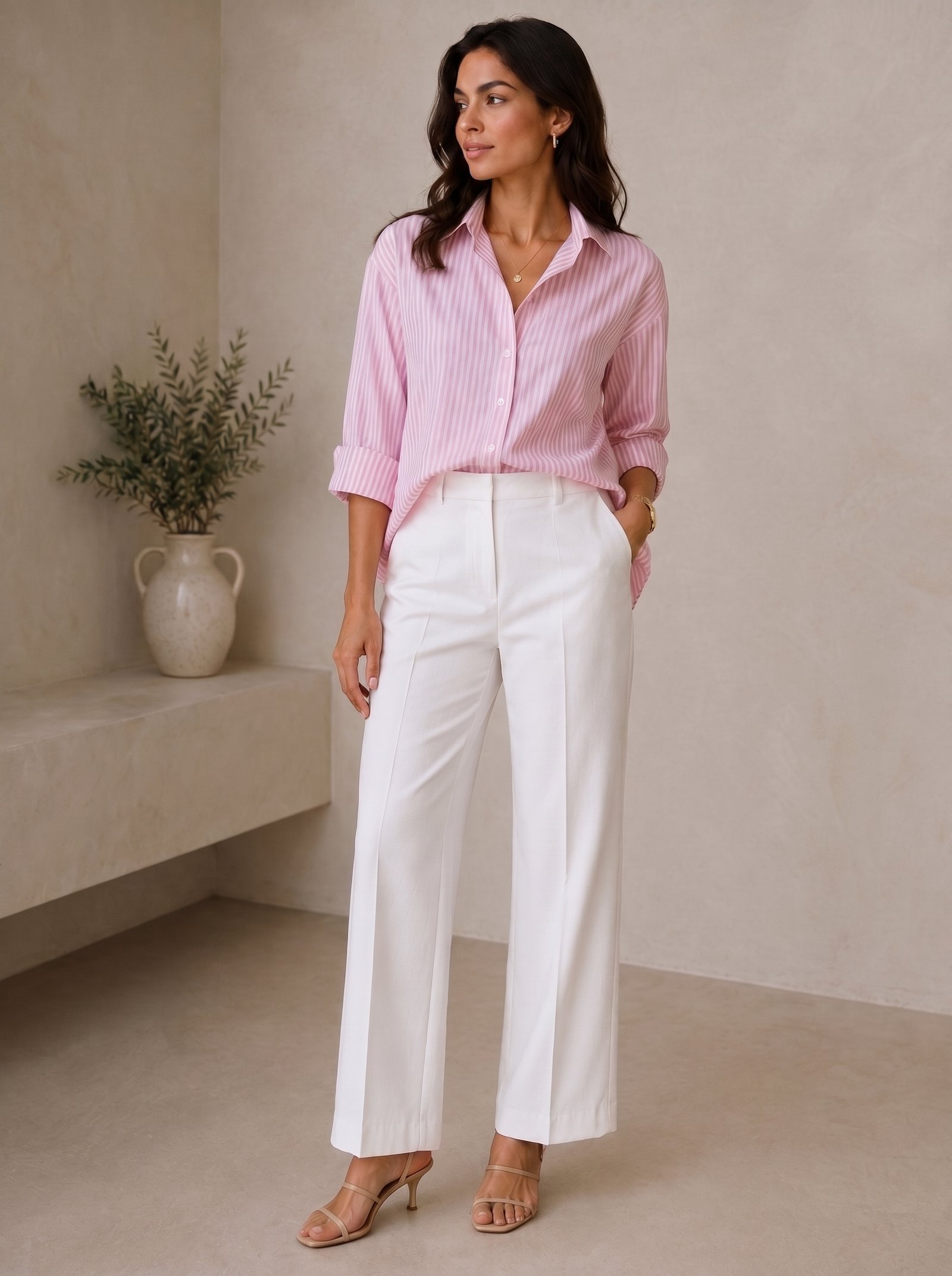 The Blush Stripe Shirt