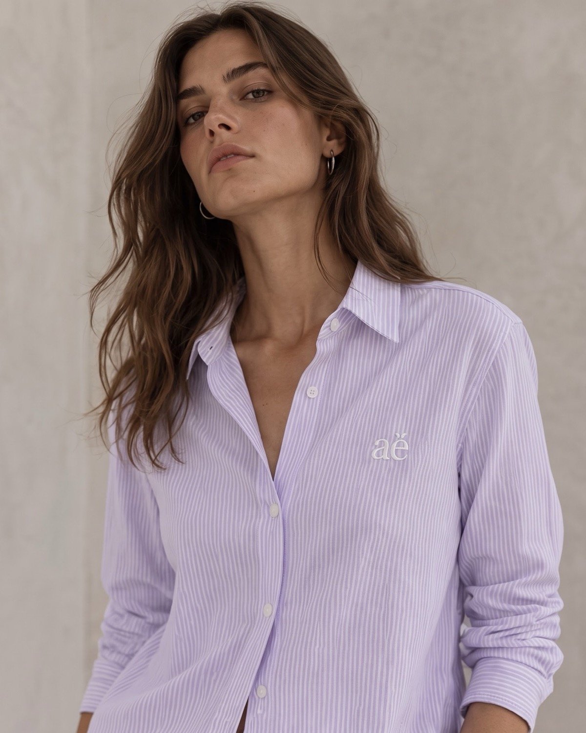 Lilac Stripe Shirt