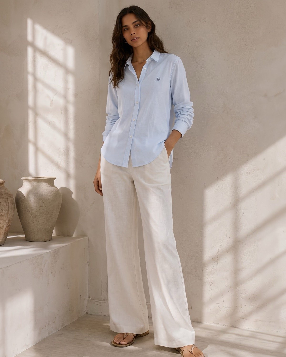 Sky Blue Stripes Shirt